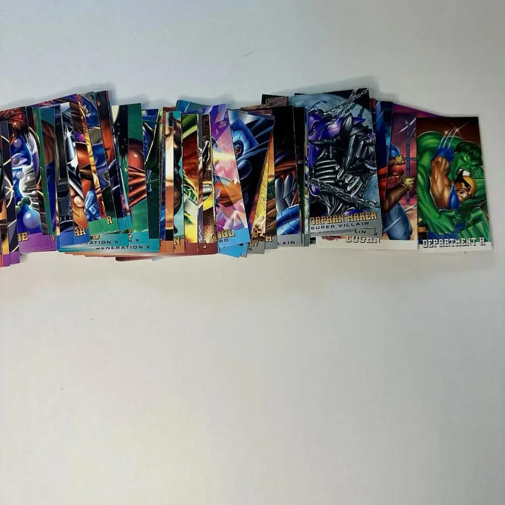 NEAR COMPLETE 1996 Fleer X-Men Set, 97 Cards Base, M/NM, (Missing 11, 24, 23)